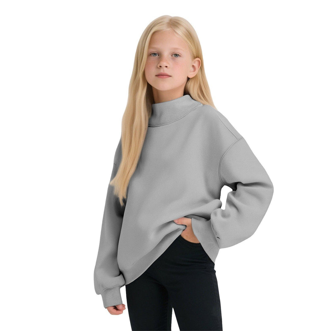 Damen Lässiges Funnel-Neck Sweatshirt im Oversize‑Schnitt mit überschnittener Schulter Shop Nory