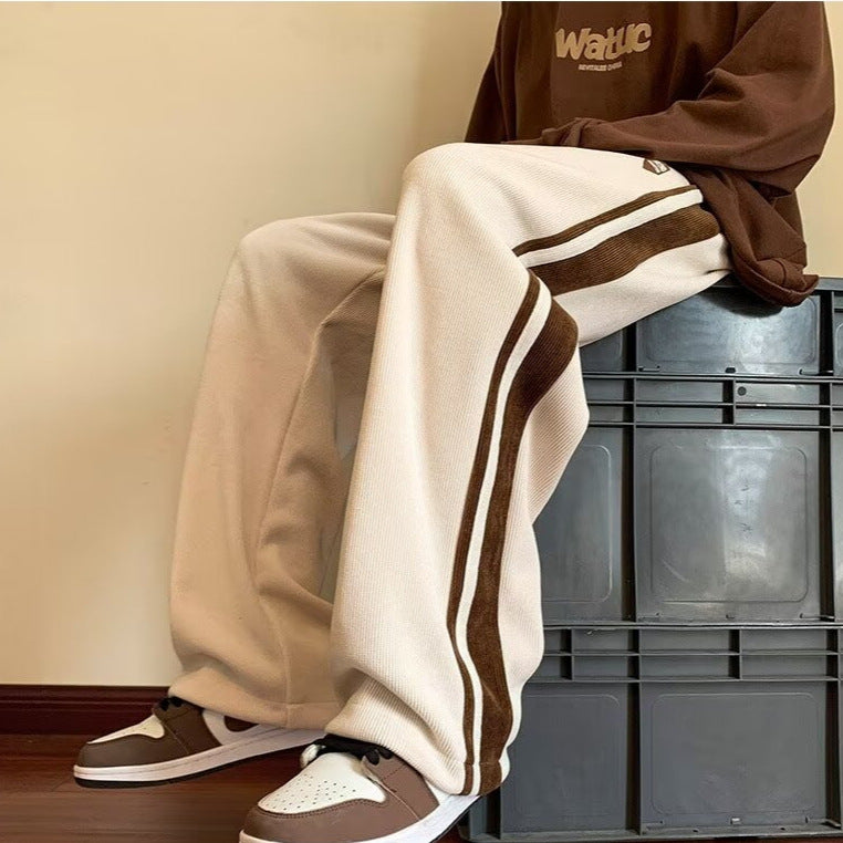 Herren Bequeme Chino-Hose mit Kontraststreifen Shop Nory