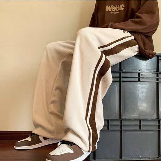 Herren Bequeme Chino-Hose mit Kontraststreifen Shop Nory