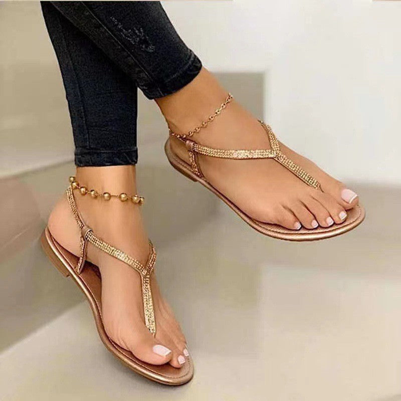 Damen glamouröse Flip-Flops