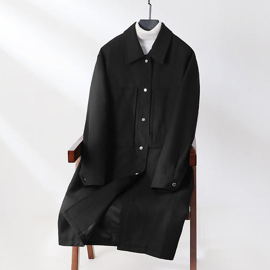 Herren Leichter Mantel im Overshirt‑Stil mit aufgesetzten Taschen Shop Nory