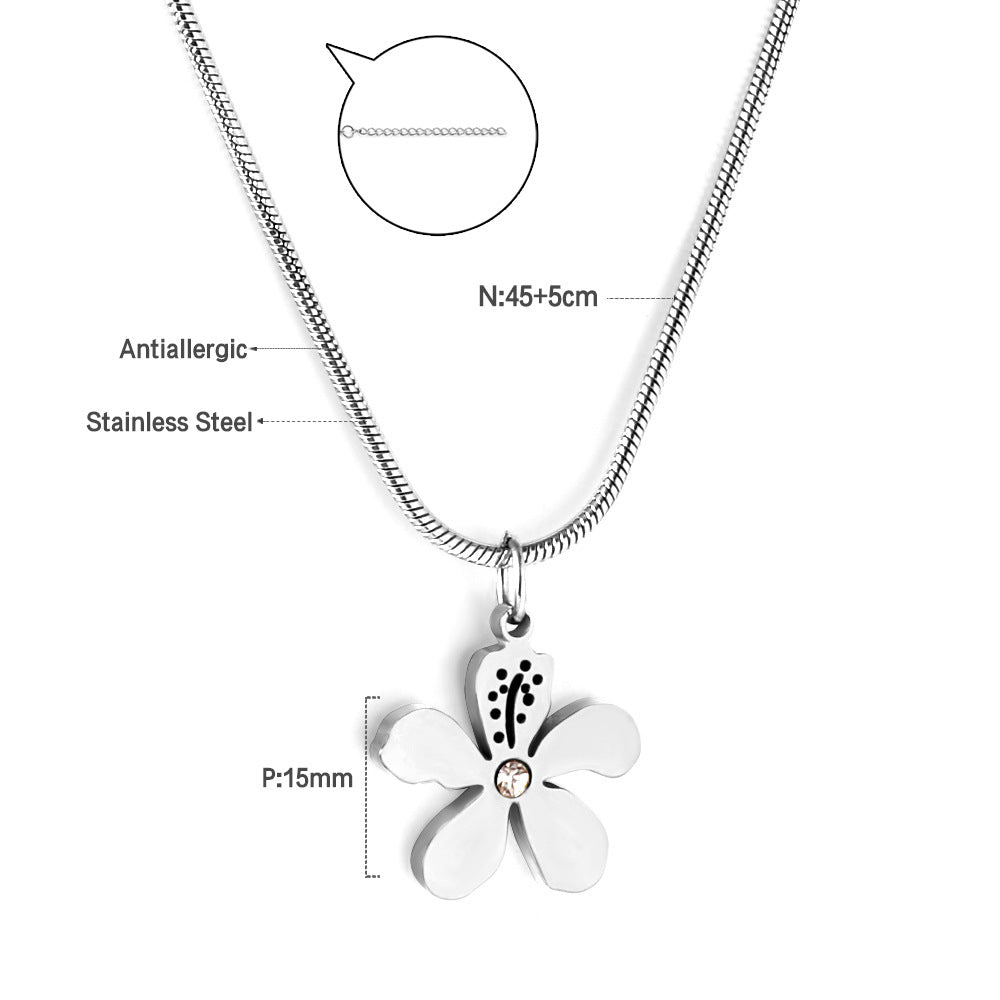 Damen Hängende Ohrstecker mit floralem Design aus hochwertigem, goldplattierten Edelstahl Shop Nory