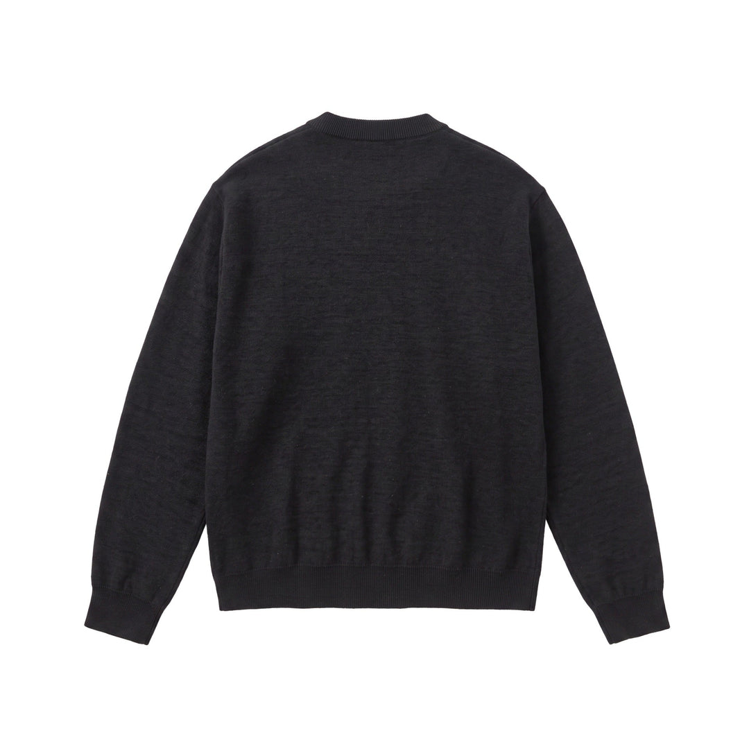 Herren Feiner Rundhals‑Sweatpullover aus Terry‑Frottee mit geripptem Saum Shop Nory