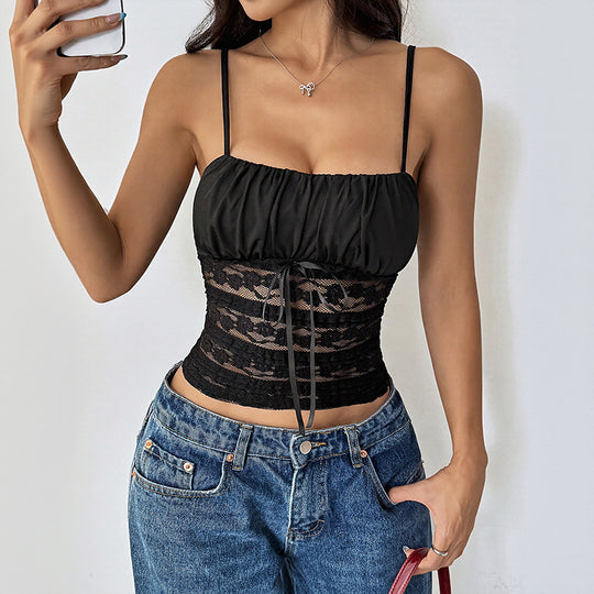 Damen Weite Stonewashed Jeans mit tiefer Taille und Palazzo-Bein Shop Nory