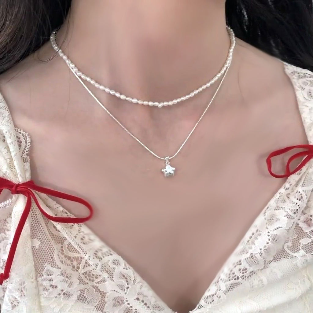 Damen Sternanhänger mit zartem Kettendesign Shop Nory