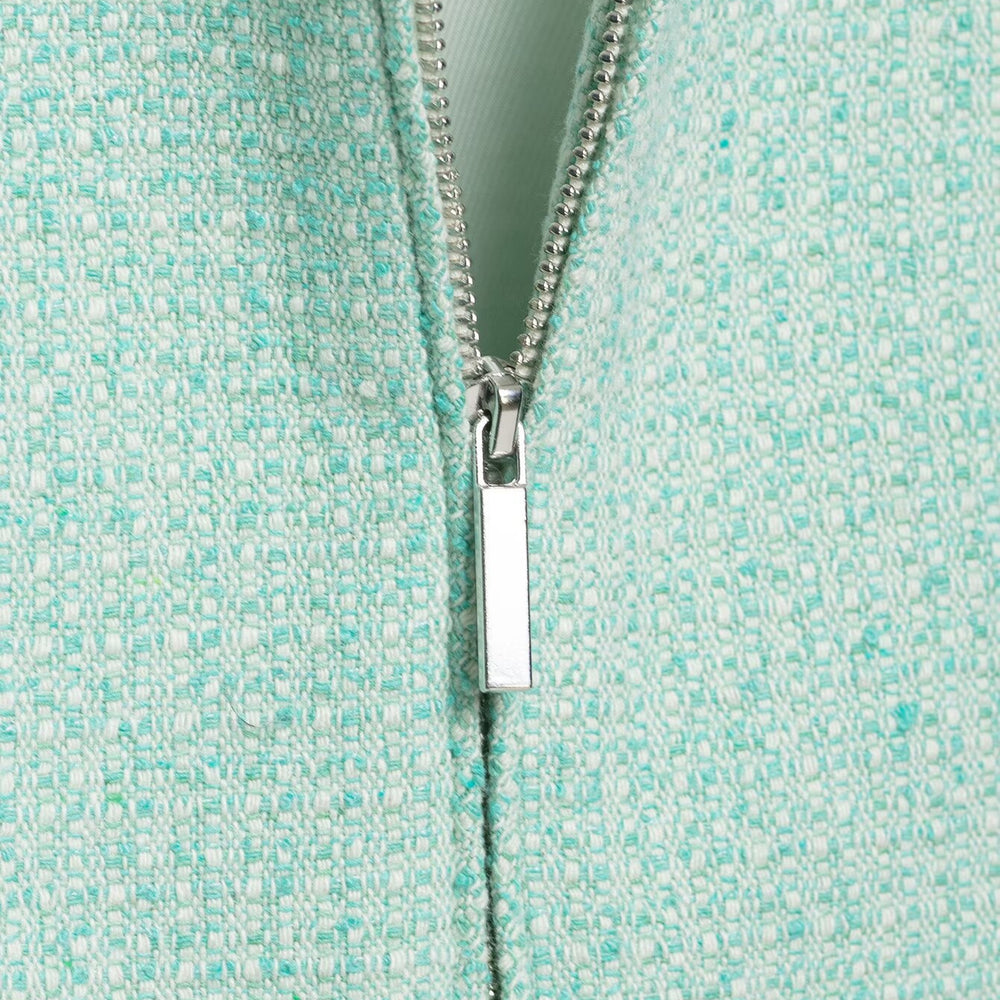 Damen Kurzjacke im Bouclé‑Mix mit verdecktem Reißverschluss und Hemdkragen Shop Nory