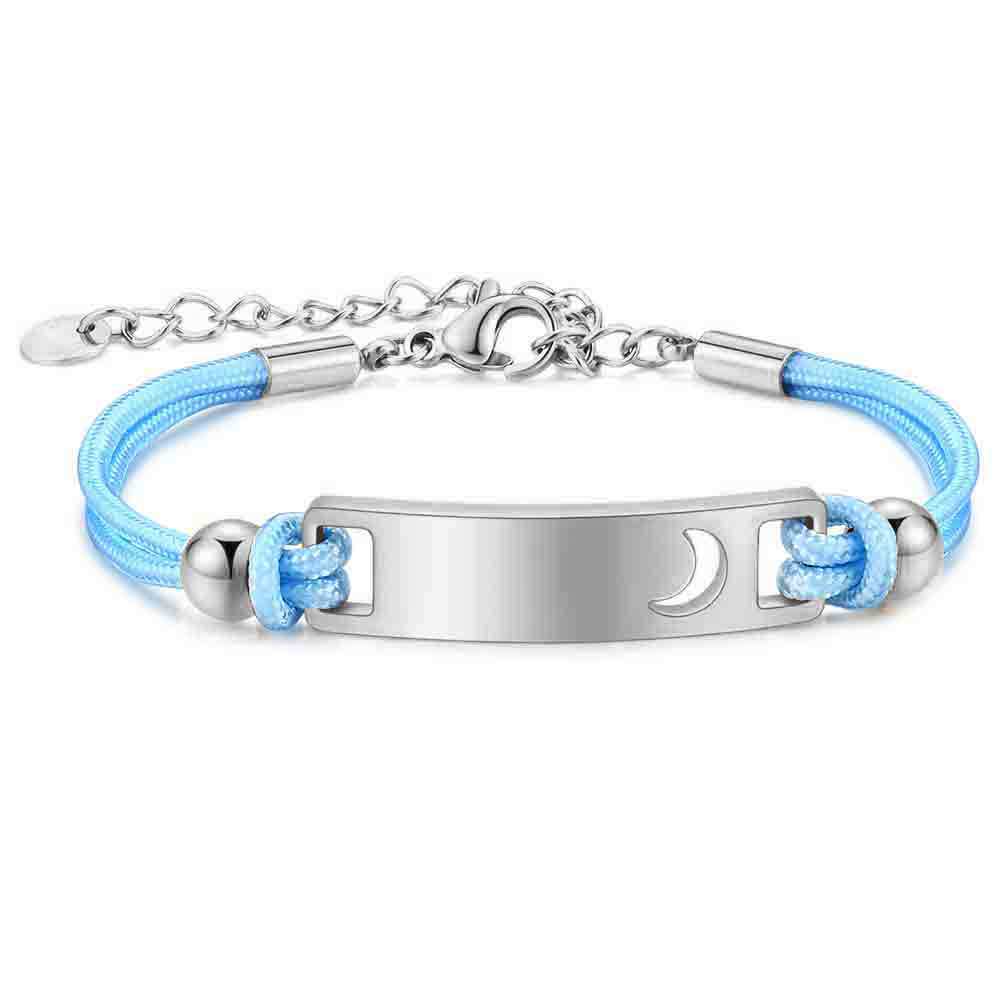 Damen Armband mit personalisiertem Herzanhänger und verstellbarem Verschluss Shop Nory