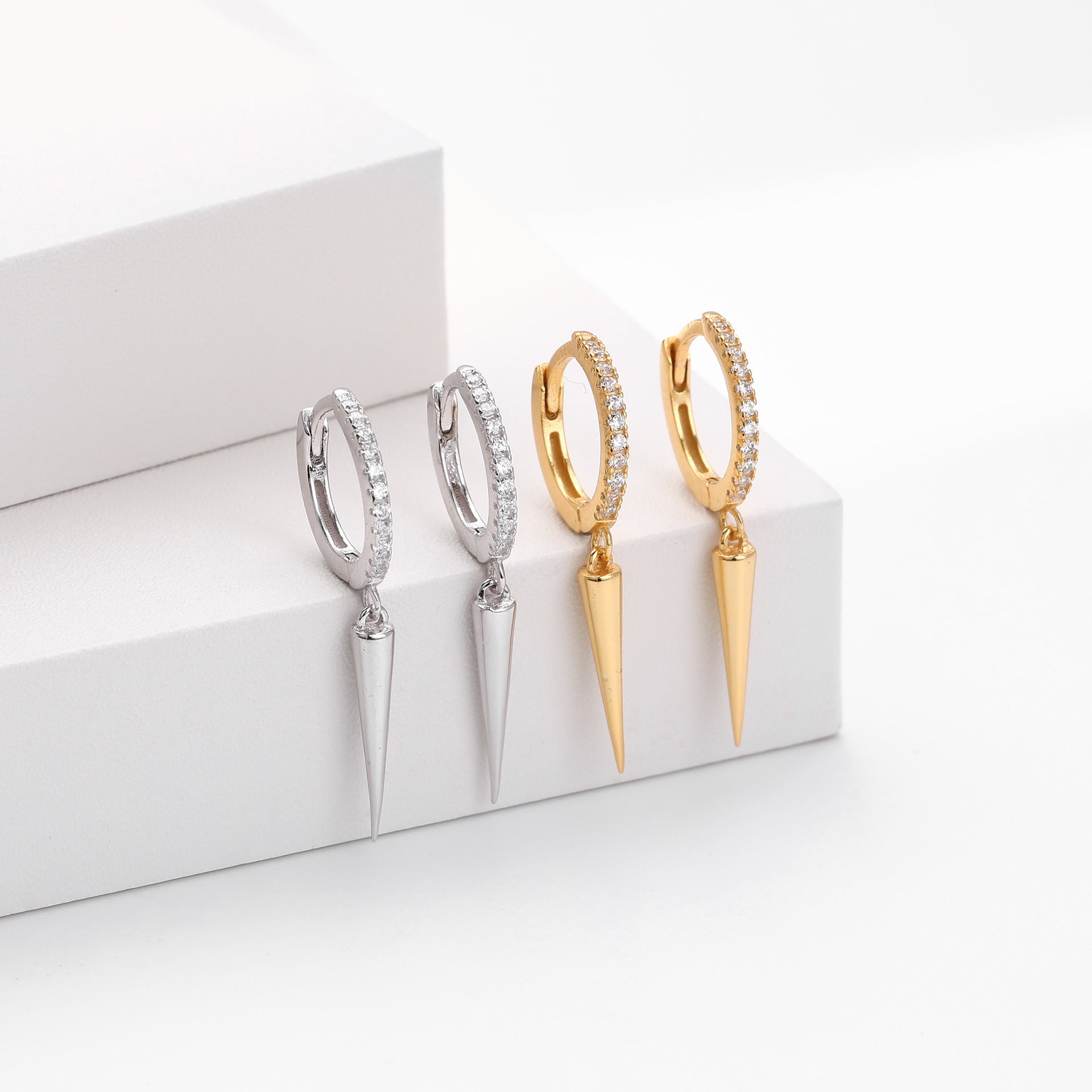 Damen Ohrhänger mit elegantem Spitzendesign aus 925 Sterling Silber Shop Nory