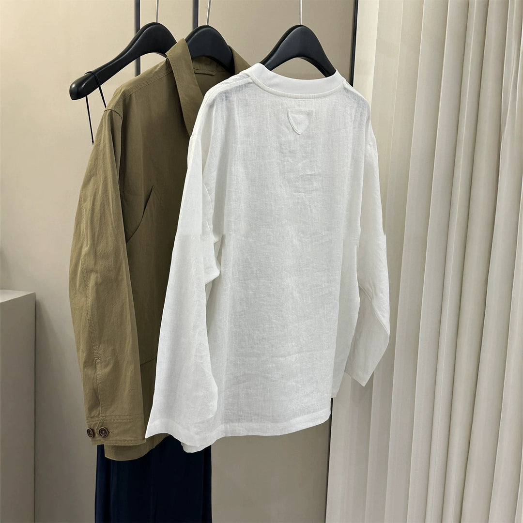 Damen Lässiges Leinenoberteil Shop Nory