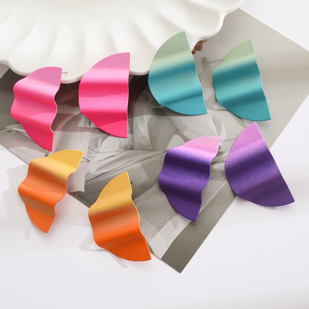 Damen Ohrringe im modernen Wellendesign Shop Nory