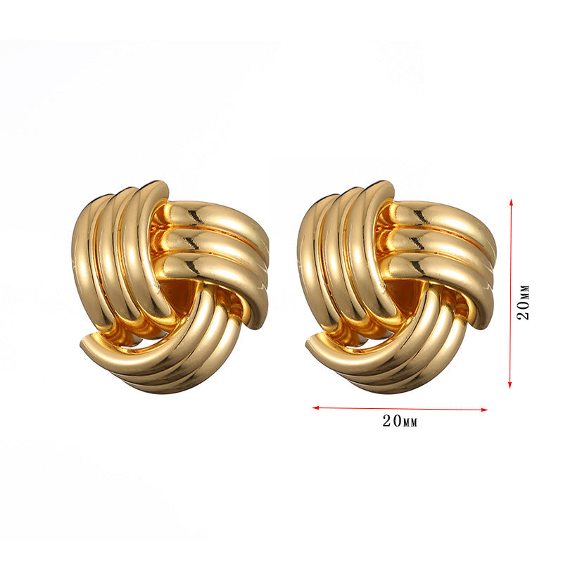Damen Ohrringe aus hochwertigem Edelstahl mit verspieltem Kettendesign Shop Nory