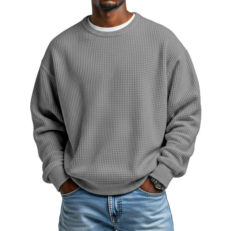 Herren Bequemer Sweatpullover mit Waffelstruktur Shop Nory