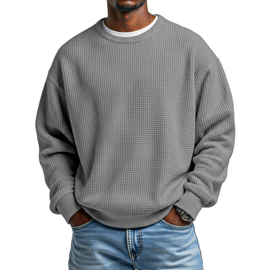 Herren Bequemer Sweatpullover mit Waffelstruktur Shop Nory