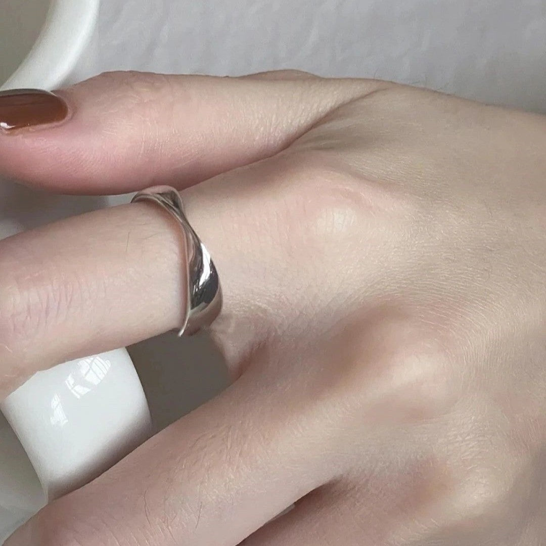Damen Offener Ring mit elegant geschwungenem Design Shop Nory