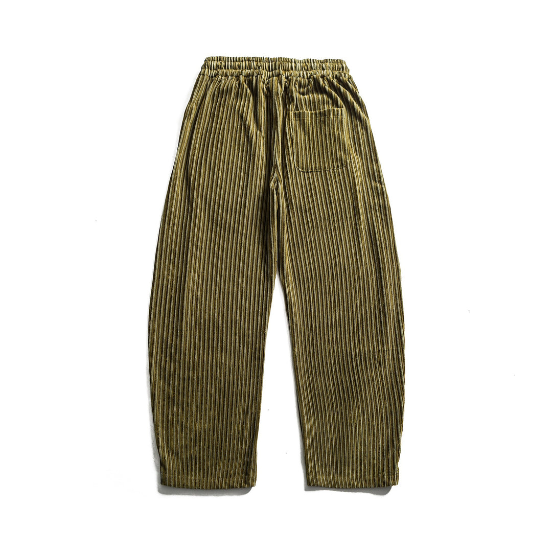 Damen Weite Plissee-Hose mit elastischem Bund und Tunnelzug Shop Nory