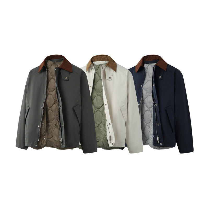 Herren Boxy‑Fieldjacke mit abnehmbarer wattierter Innenweste und Cordkragen Shop Nory