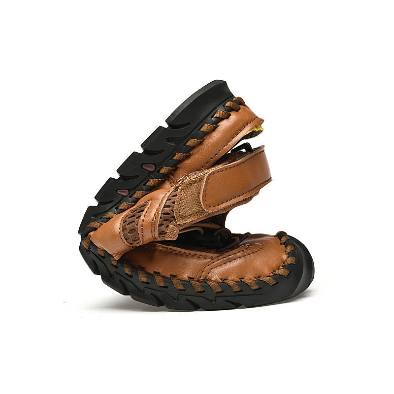 Herren Wasserdichte und atmungsaktive Outdoor-Sandalen mit flexiblem Kordelzug