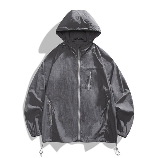 Herren leichtgewichtige Windjacke mit praktischen Taschen und atmungsaktiven Eigenschaften