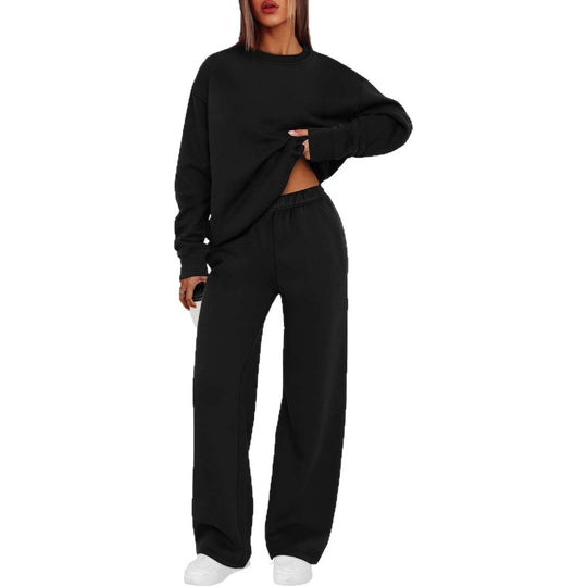 Damen nan lässiges Sweatshirt und weite Jogginghose Set Shop Nory