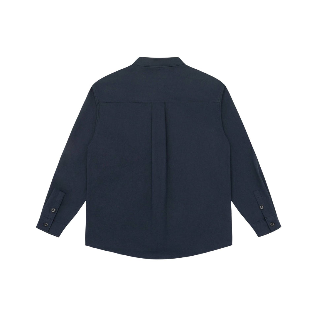 Unisex Hemdjacke mit Stehkragen, verdeckter Knopfleiste und aufgesetzten Brusttaschen Shop Nory