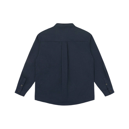 Unisex Hemdjacke mit Stehkragen, verdeckter Knopfleiste und aufgesetzten Brusttaschen Shop Nory