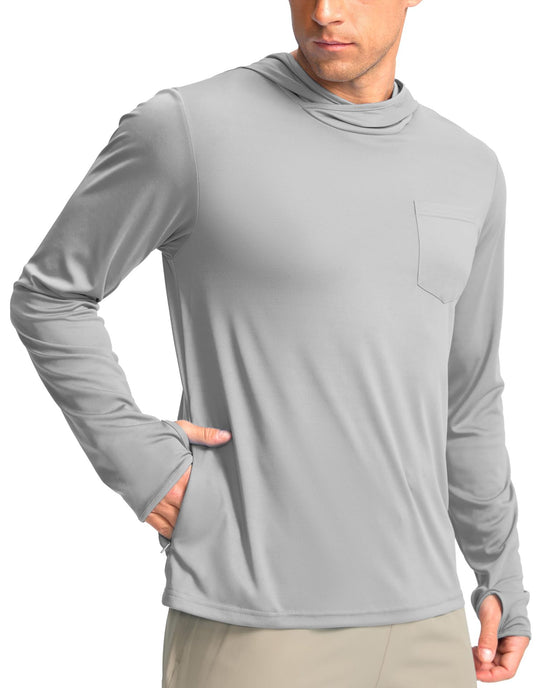 Herren Funktionsshirt mit Kapuze und Taschen
