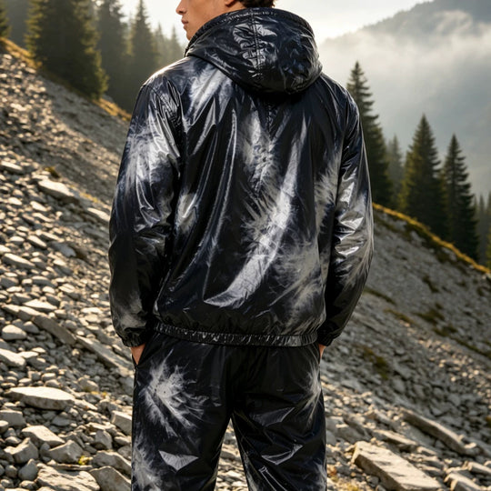 Herren Sportliche Windjacke mit modernen Farbakzenten