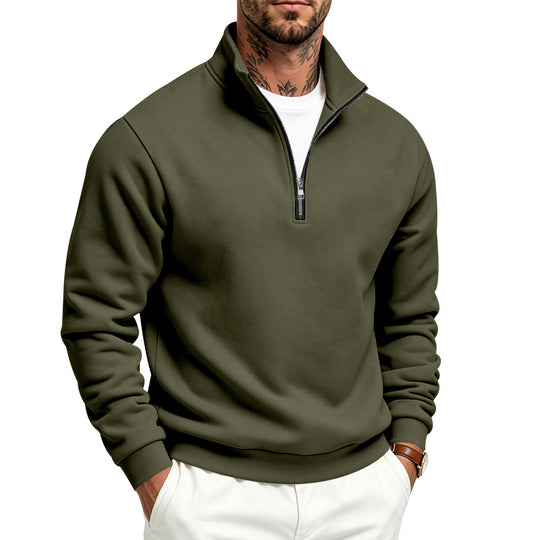 Herren Halbzip-Sweatshirt mit Troyerkragen und weicher Fleece-Innenseite Shop Nory