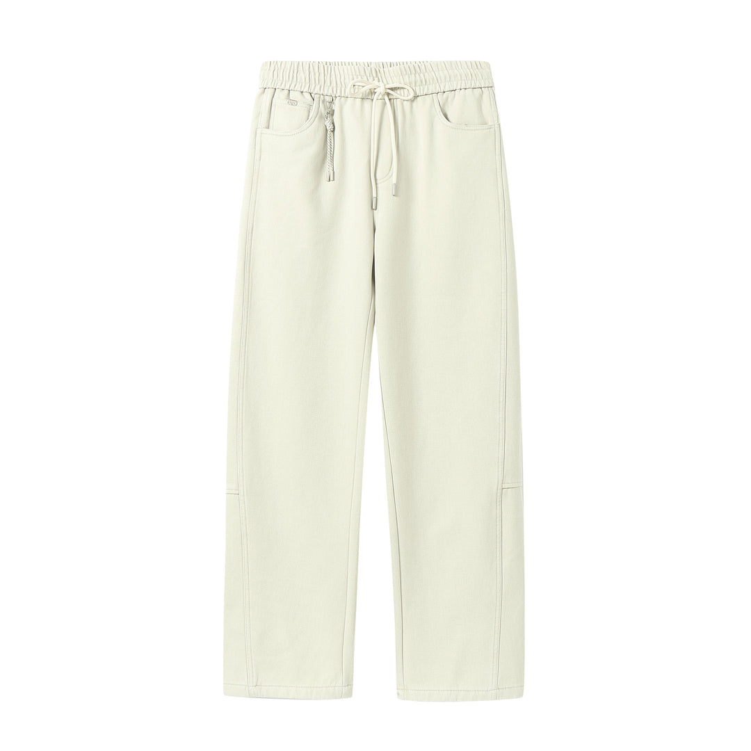 Damen Locker geschnittene Sweathose mit elastischem Bund und Kordelzug Shop Nory