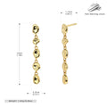 Damen Ohrhänger im modernen Tropfen-Design aus 925 Sterlingsilber Shop Nory