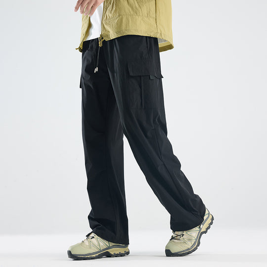 Herren Breite Tech‑Cargo‑Hose mit Utility‑Taschen und verstellbarem Bund Shop Nory