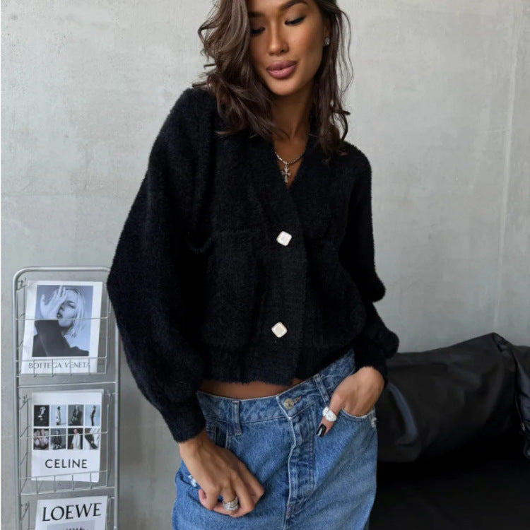 Damen Cozy Strickjacke Shop Nory