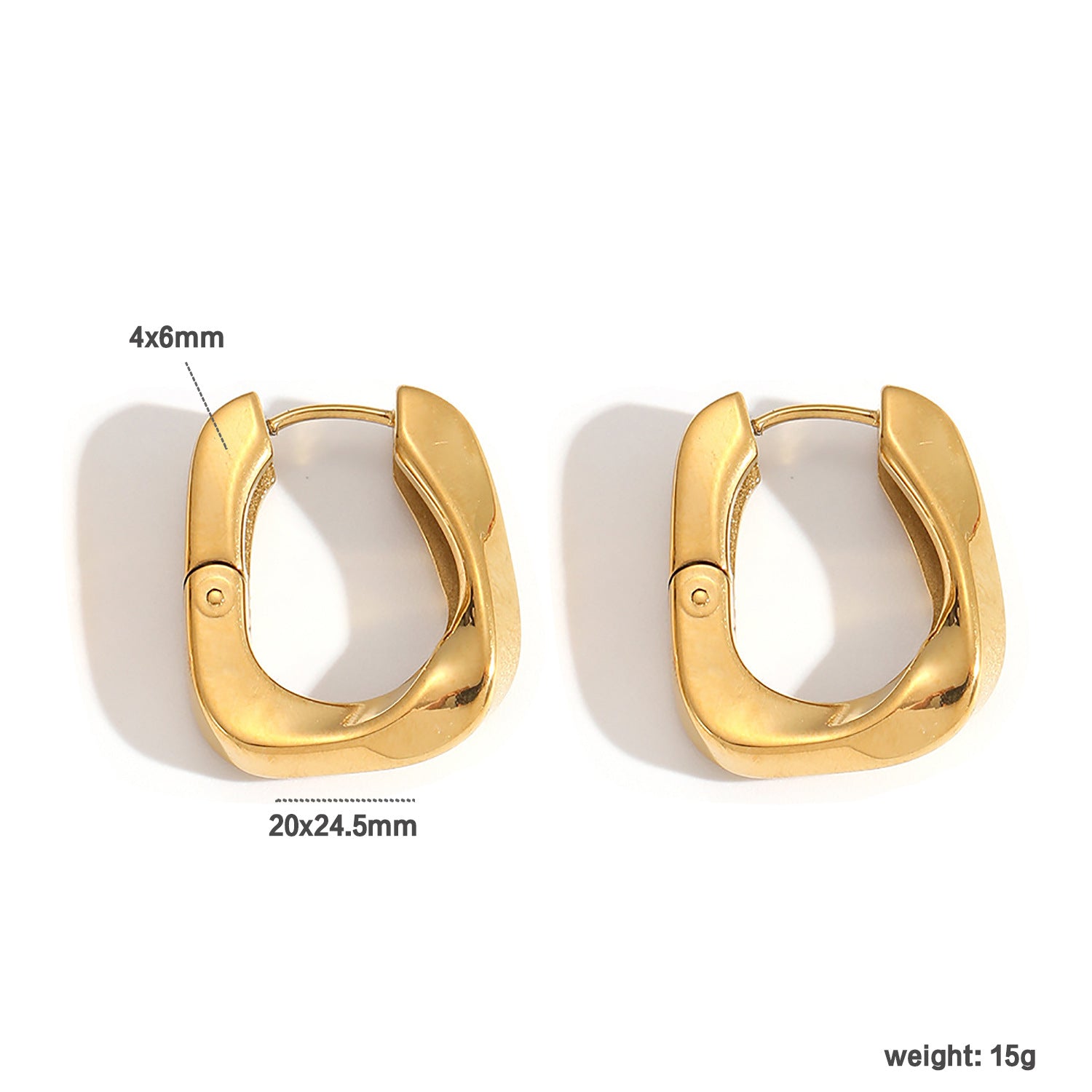 Damen modische Ohrstecker mit elegantem Tropfen-Design Shop Nory