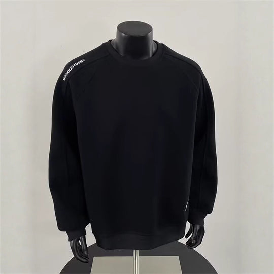 Herren Modischer Sweatshirt mit Schulter-Patch-Design Shop Nory