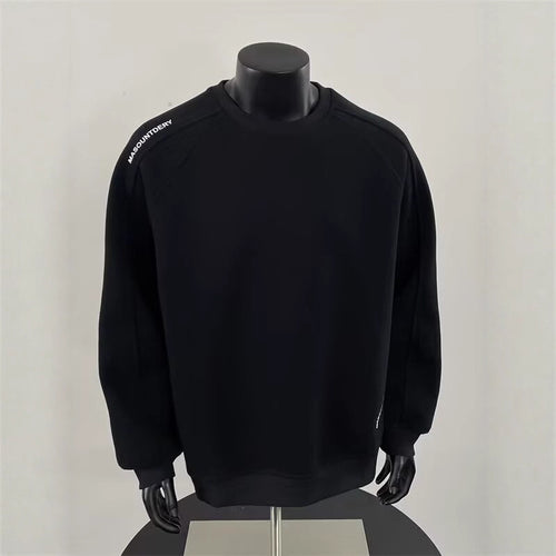 Herren Modischer Sweatshirt mit Schulter-Patch-Design Shop Nory