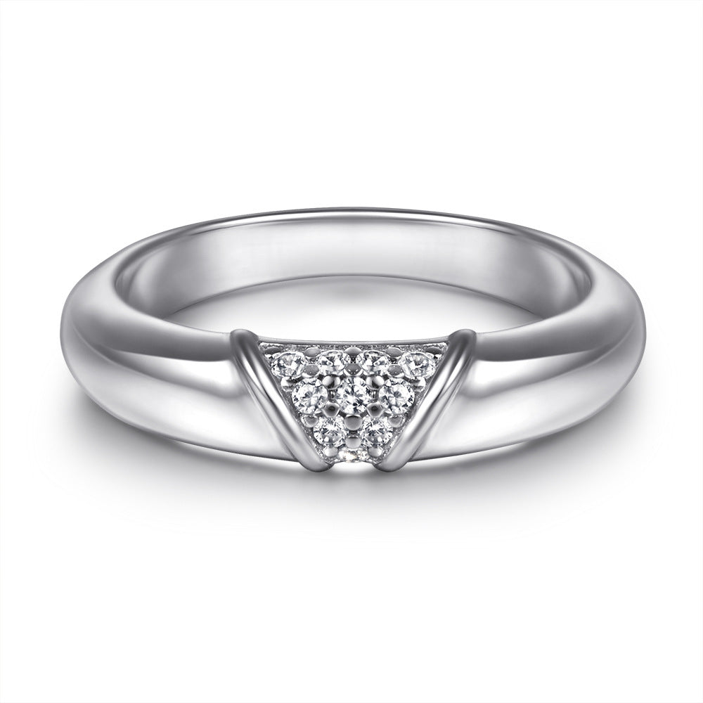 Damen Schmuckset mit funkelndem Verlobungsring, eleganten Ohrringen und anhängenden Kristallen Shop Nory
