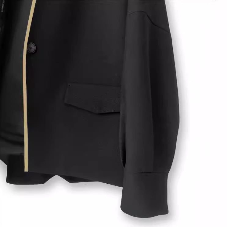Damen Modische Blazerjacke mit eleganter Paspel Shop Nory