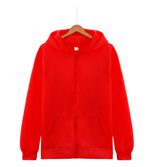 Unisex nan leichter Reißverschluss-Hoodie mit innen angerautem French-Terry, flachen Nähten und Kängurutaschen Shop Nory
