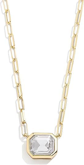 Damen Halskette mit facettiertem Rubinanhänger und eleganter Gliederkette Shop Nory