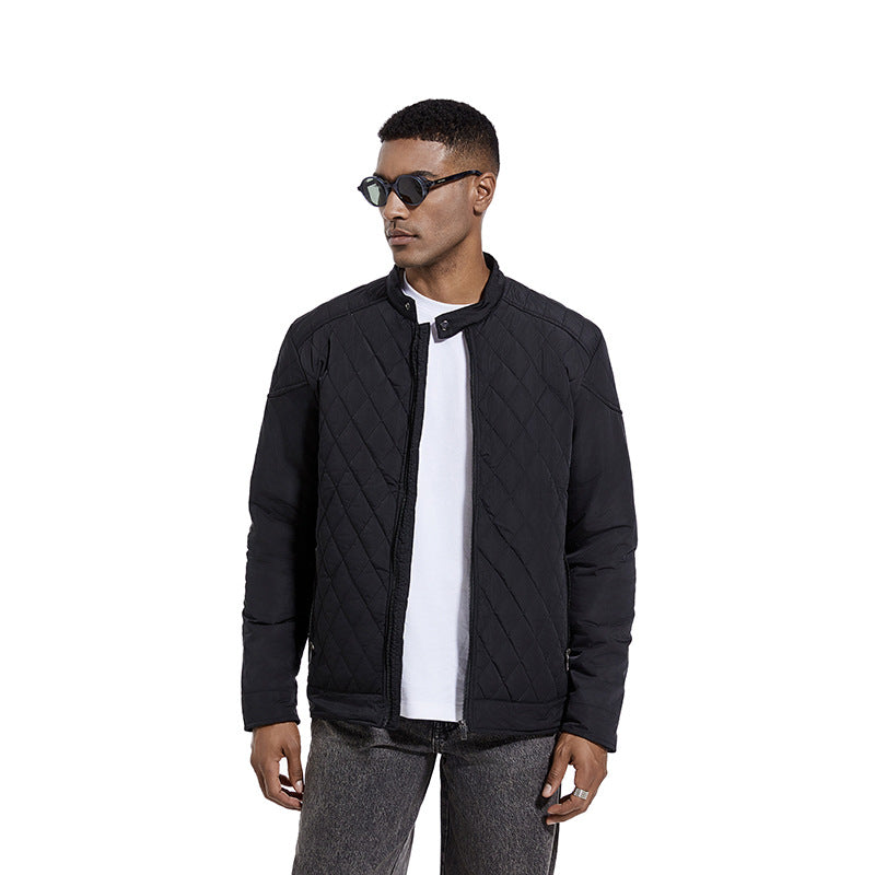 Herren gesteppte leichte Übergangsjacke mit Stehkragen Shop Nory