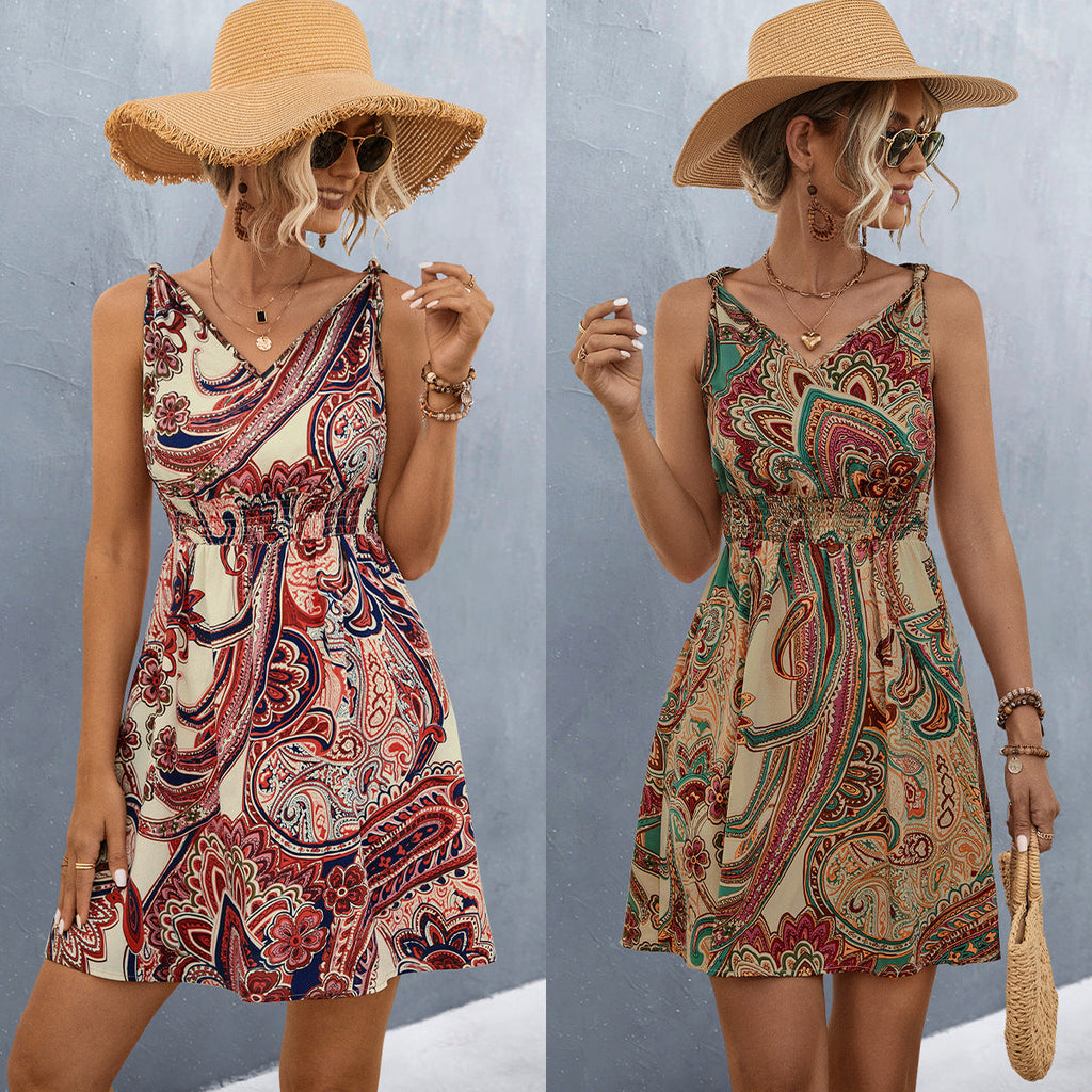 Damen Sommerkleid im Boho-Stil