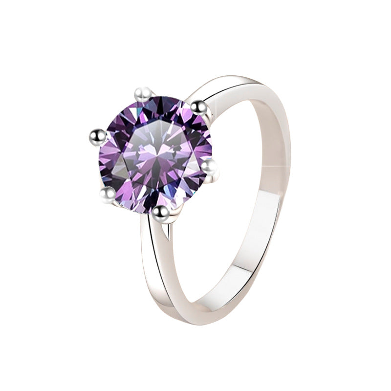 Damenring mit strahlendem gelben Zirkonia und elegantem Design Shop Nory