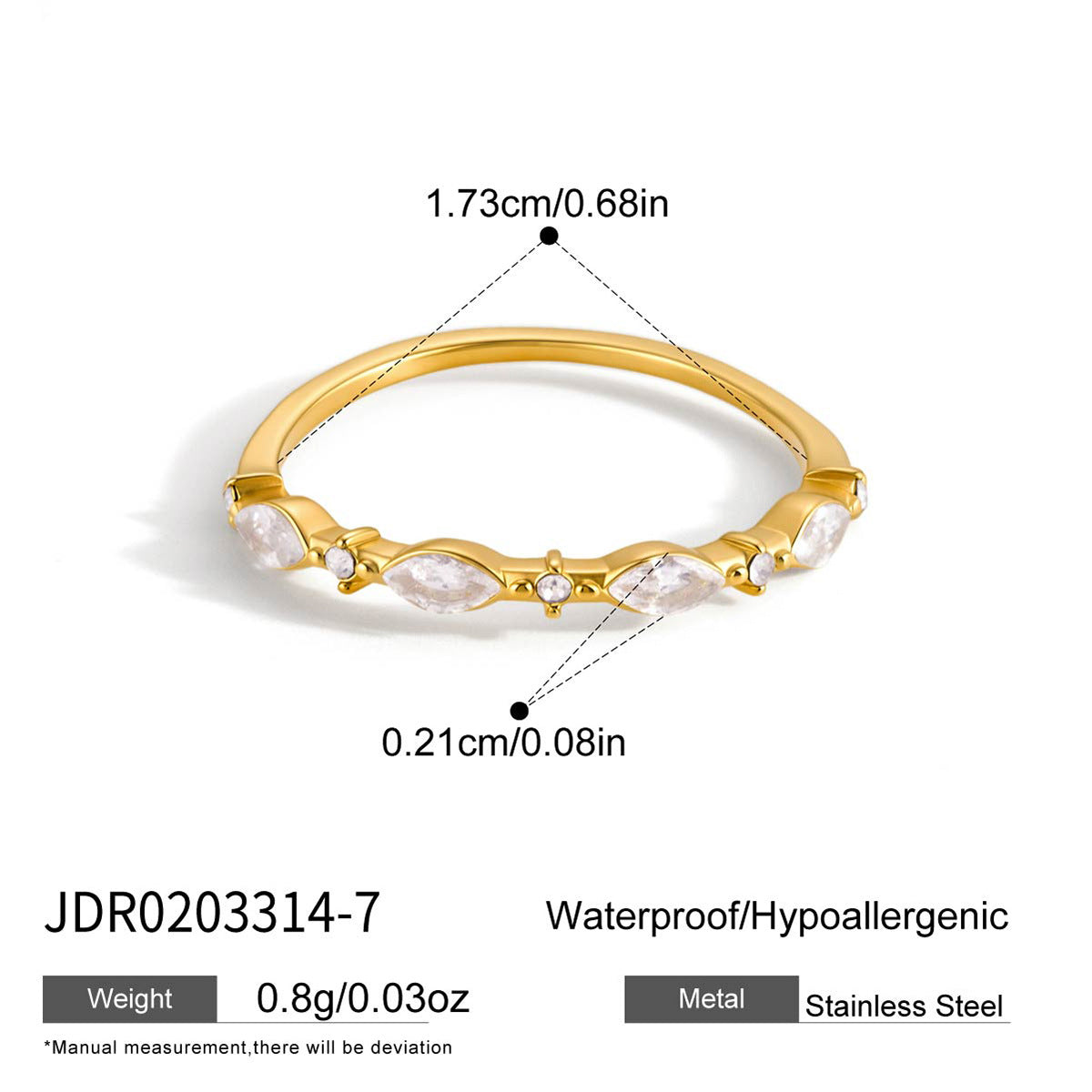 Damen Armreif mit funkelnden Zirkonia und hypoallergenem Design Shop Nory