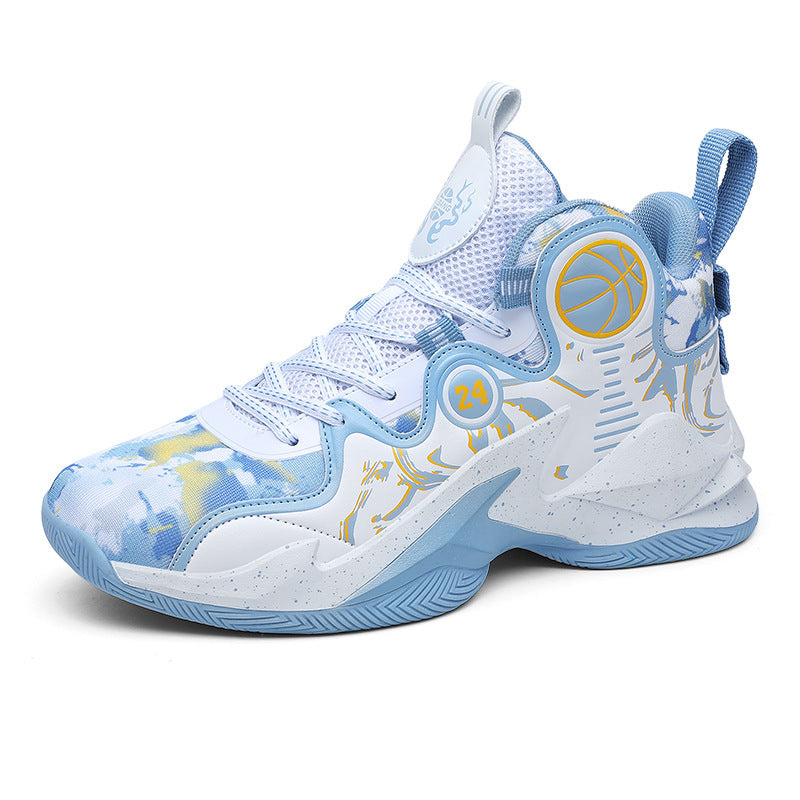 Damen Hochleistungs-Basketball-Sneaker mit atmungsaktivem Mesh-Obermaterial und rutschfester Sohle