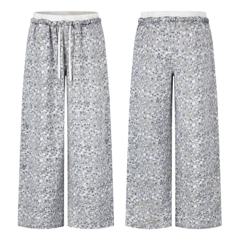 Damen Palazzo‑Glitzerhose mit elastischem Bund und Kordelzug Shop Nory