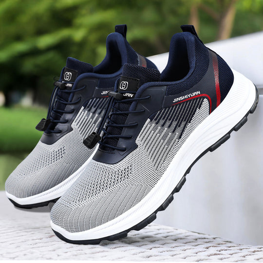 Damen nan ultraleichter Strick-Freizeitsneaker mit Schnellzugverschluss, verstärkter Fersenlasche und ergonomischer Wellen-EVA-Sohle Shop Nory