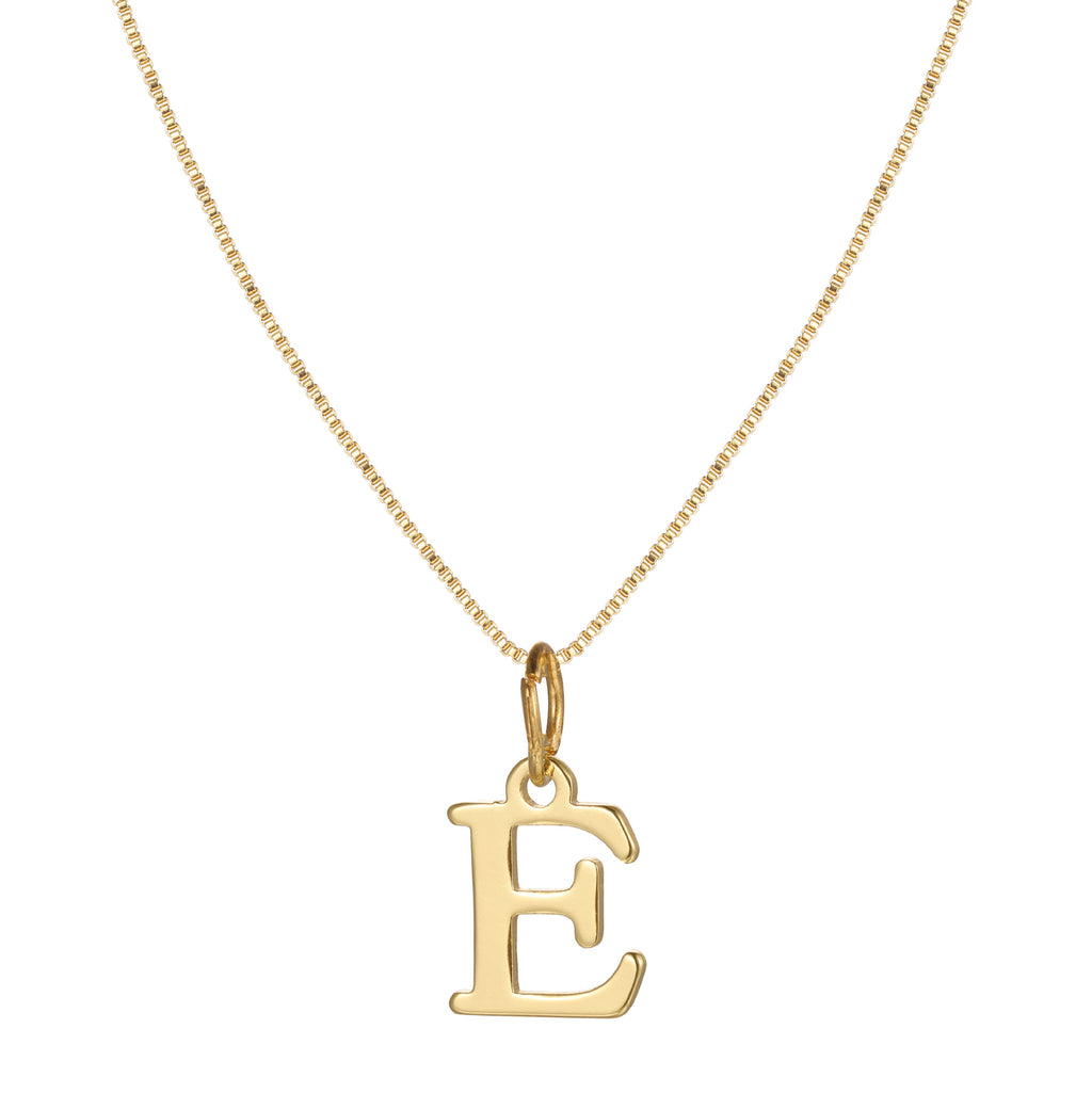 Damen Halskette mit modischem Initial-Anhänger in elegantem Design Shop Nory