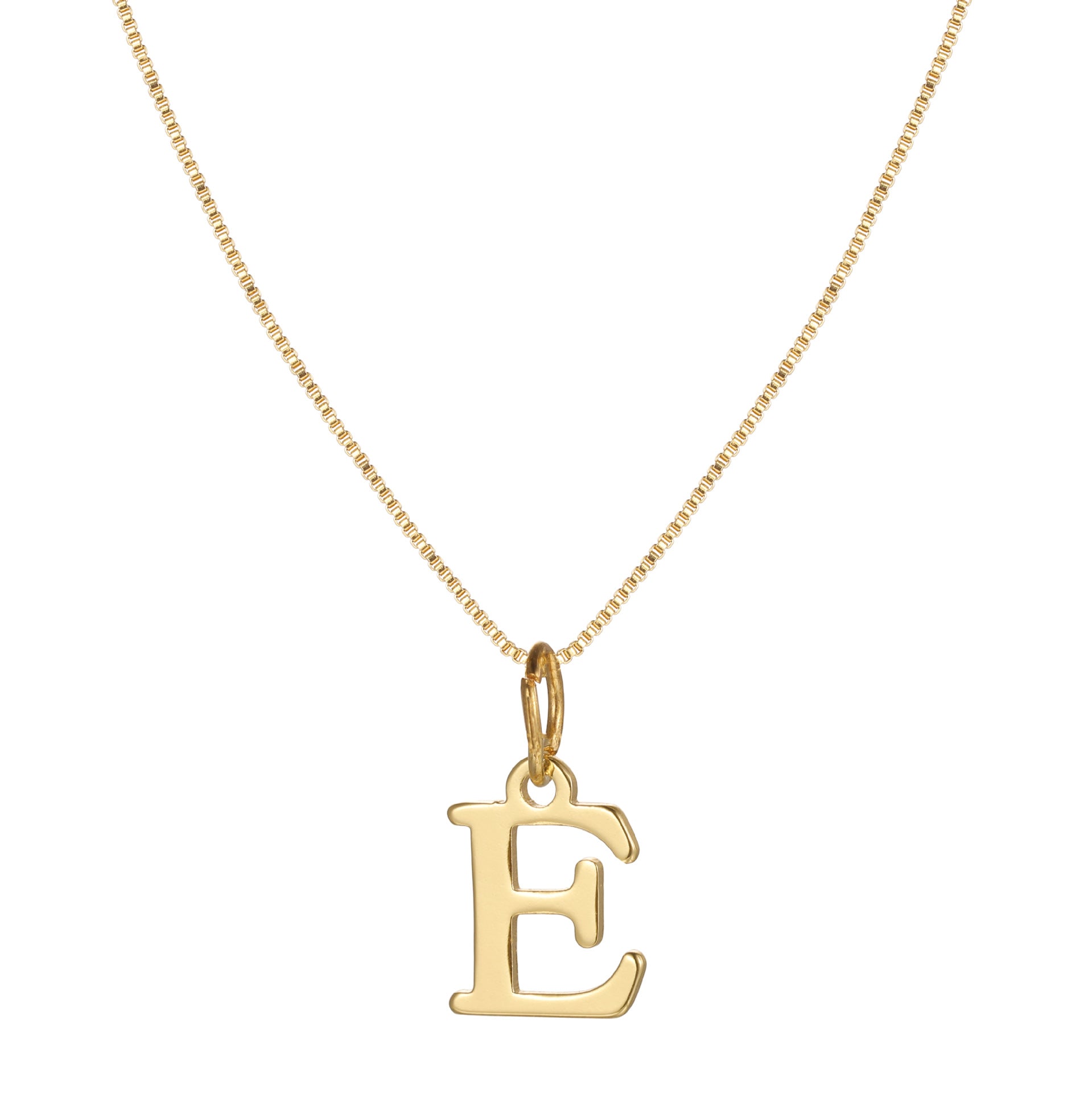 Damen Halskette mit modischem Initial-Anhänger in elegantem Design Shop Nory