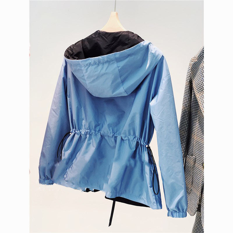 Damen Modische Übergangsjacke mit verstellbarem Bund Shop Nory