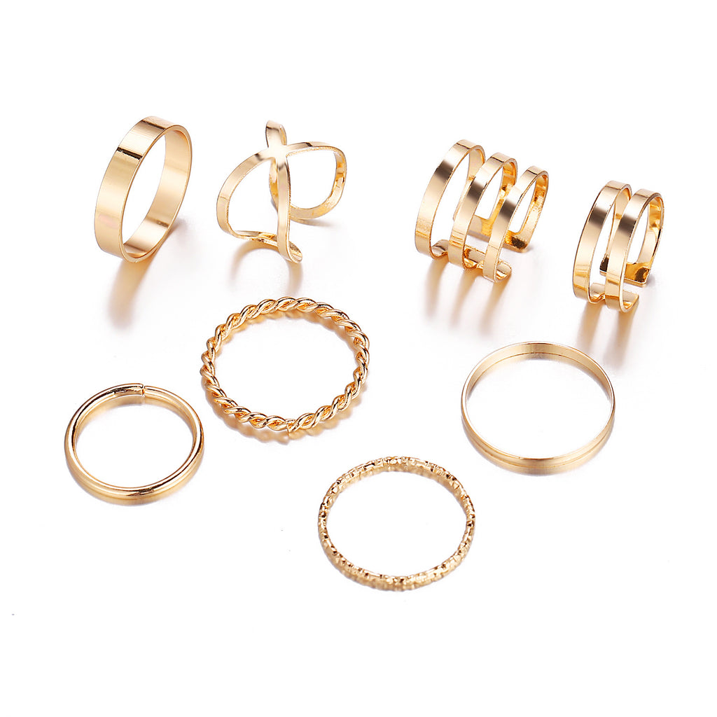 Damen Ring-Set mit eleganten Designs Shop Nory